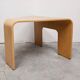 Postmodern side table made of beech plywood by Ekornes Stressless from the 1980s.
