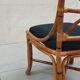 Chaise en bambou Roche Bobois 80's
