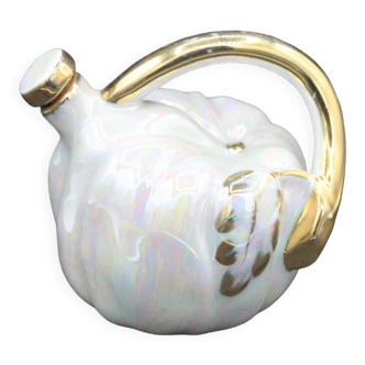 Vintage french teapot antiquity limoges berry pâte de limoges paris-ménage france