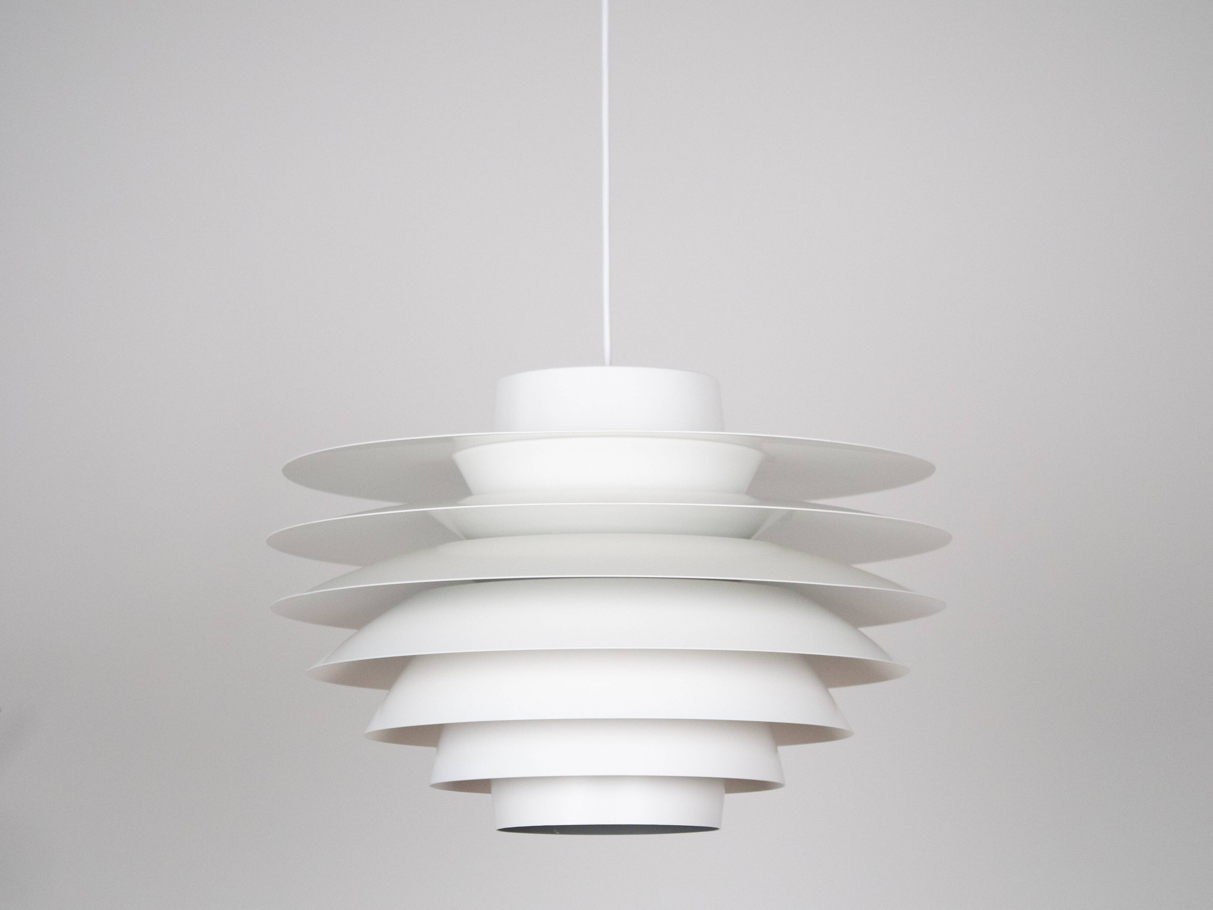 Danish vintage pendant lamp Verona by Svend Middelboe, Lyfa, 1962