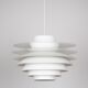 Lampe suspendue vintage danoise Verona par Svend Middelboe, Lyfa, 1962