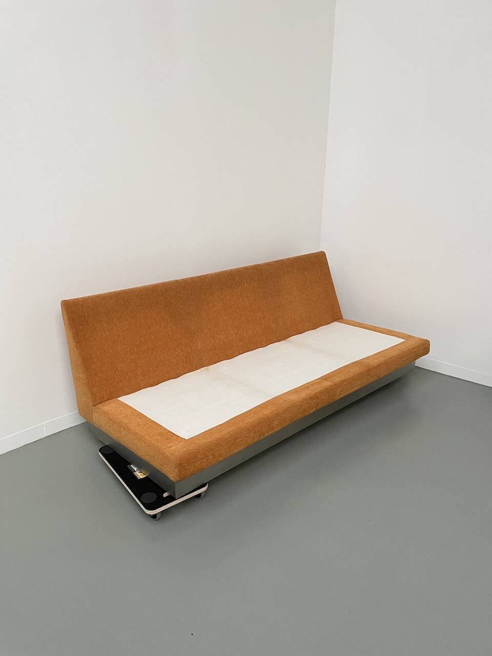 Jacques Charpentier 3-seater stainless steel sofa