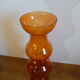 Space age 1970's orange vase