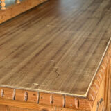 Carved wooden sideboard