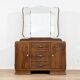 Wooden dressing table, Art Deco from the 1940s.