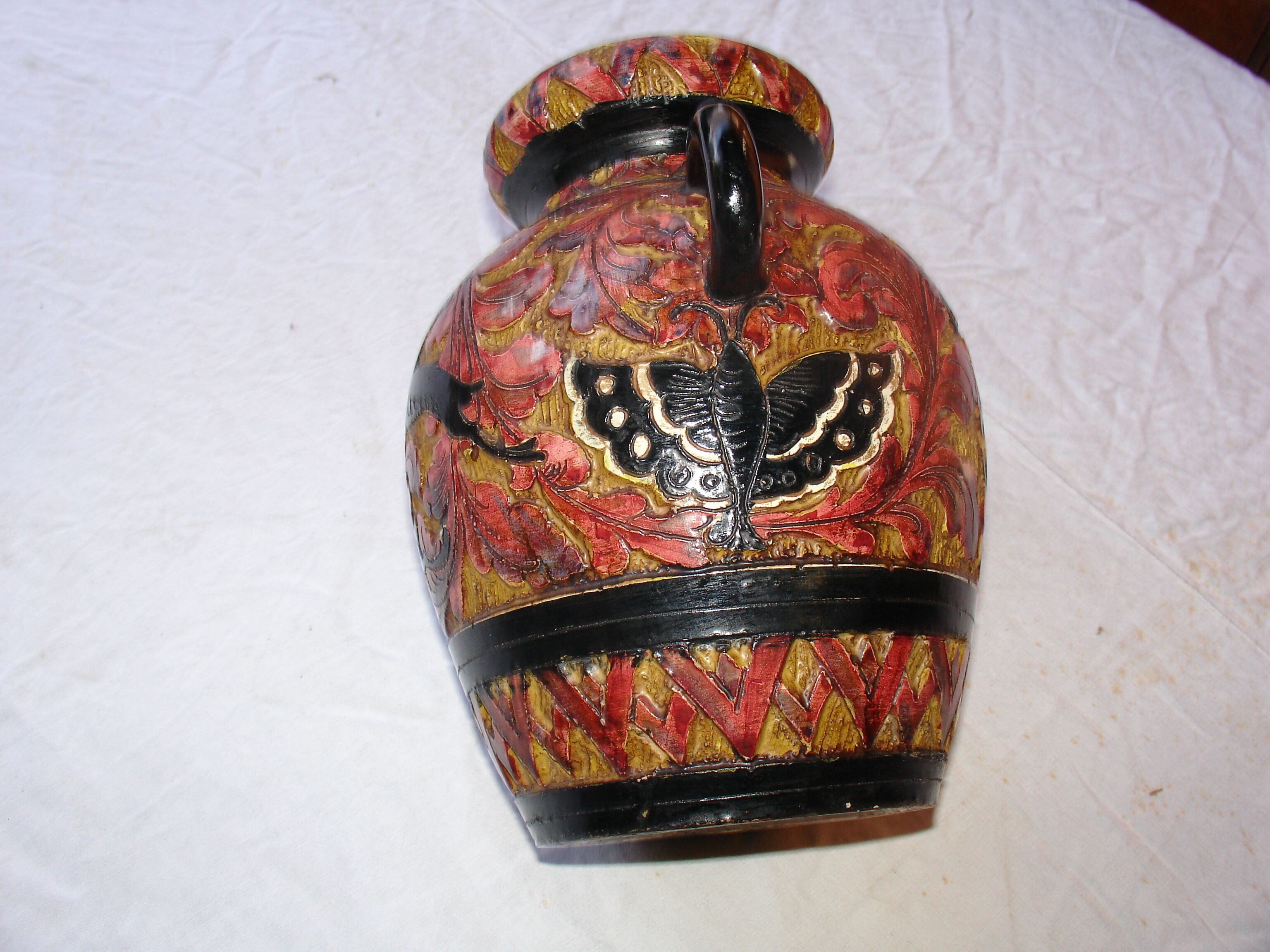 Ceramic vase from Perugia, Italy, circa 1950