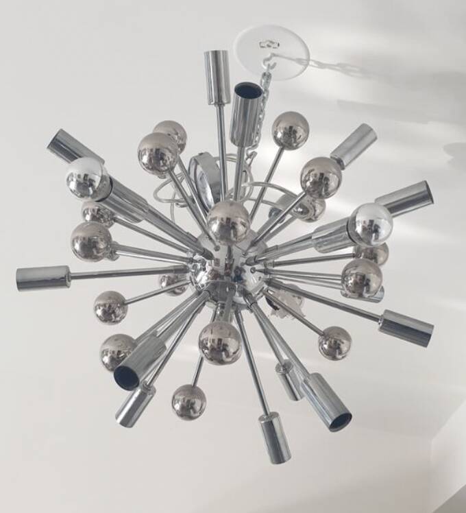Sputnik chandelier / Sputnik 1970s