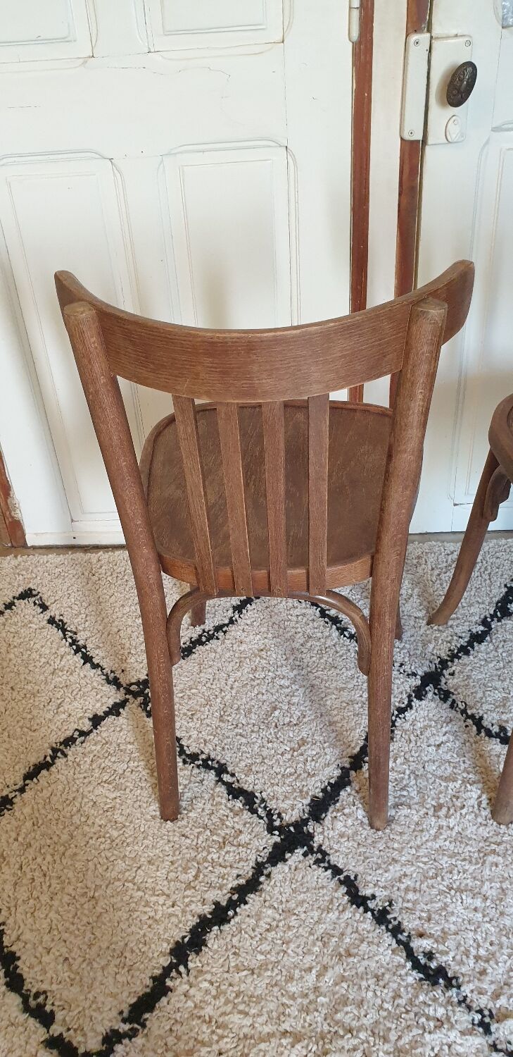 Pair of bistro chairs