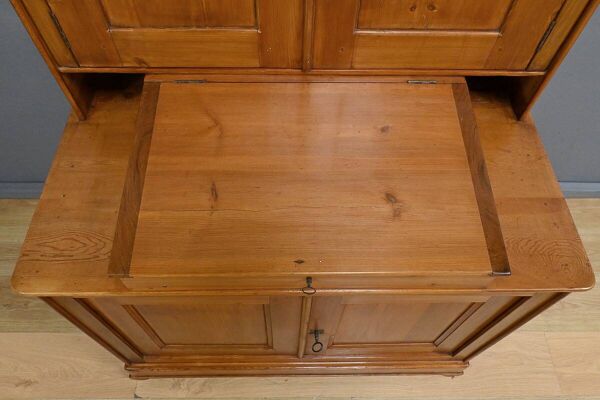 Meuble de Commerce en Pitchpin avec Pupitre – 1920