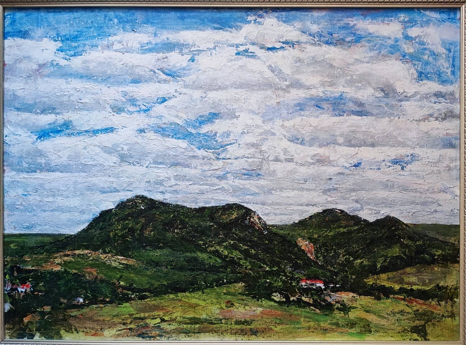 Peinture d'un paysage sud-africain