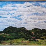Peinture d'un paysage sud-africain