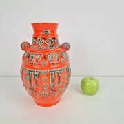 Vintage Fat Lava 1590 Vase in Ceramic from Jasba, West-Germany, 1970s
