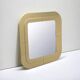 Miroir en plastique beige par Kartell, design Anna Castelli, Italie, années 1960