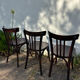 3 chaises bistrot Baumann E32