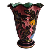 Vase Vallauris signé Monaco décor poisson