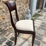 Set of 4 KIPAS mahogany chairs