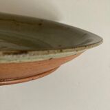 Flat center table in pyrity sandstone swirl Rémi Bonhert 1970 La Borne