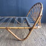 Bed basket rattan bench
