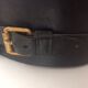 1950 leather paper basket