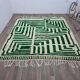 Handmade Moroccan rug from Oued Zam, size 150 x 250 cm.
