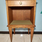 Vintage oak bedside/nightstand