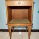 Vintage oak bedside/nightstand