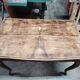 Louis XV desk with walnut burl.