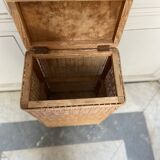 Rattan storage basket