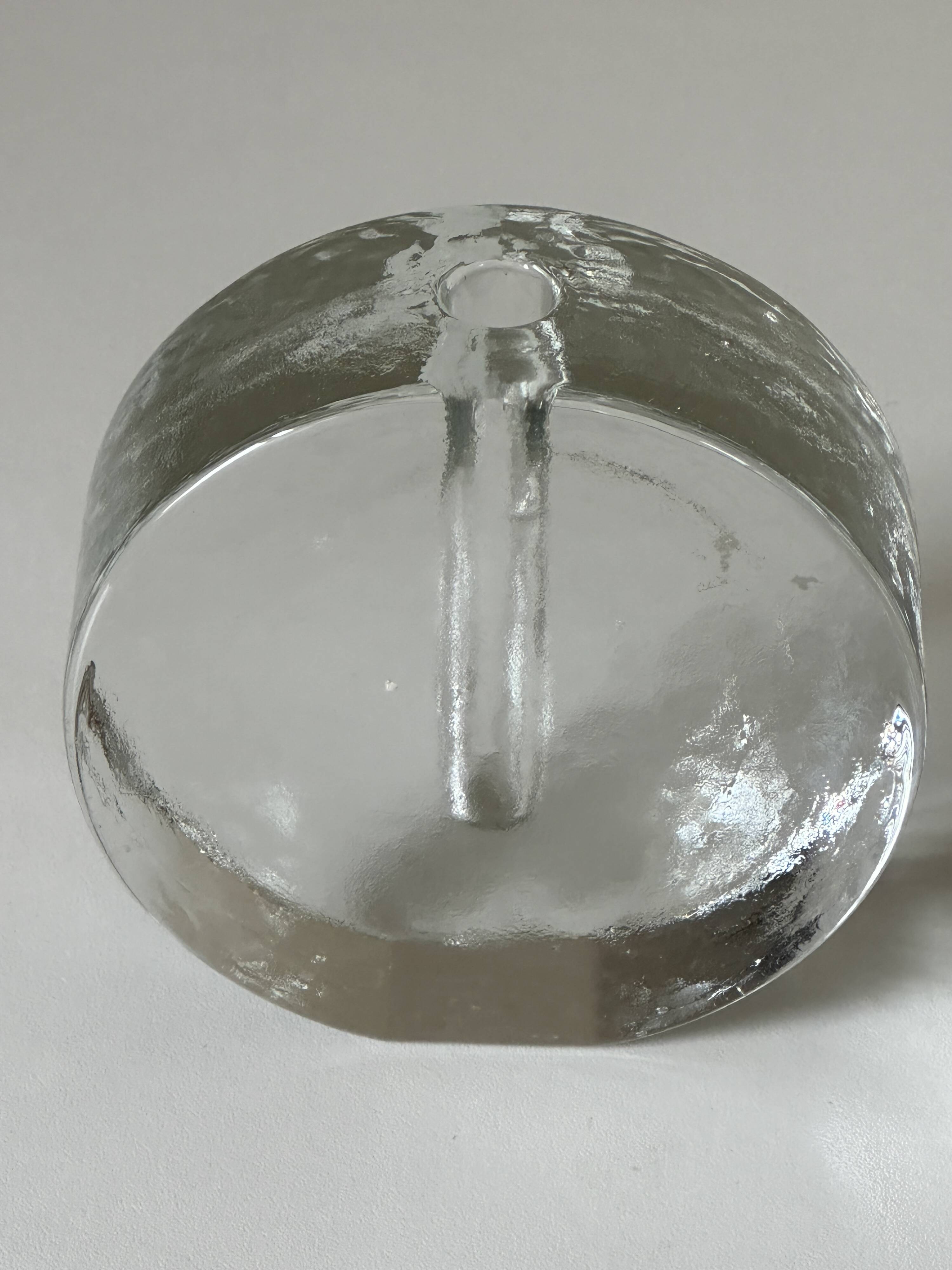 Walter glass vintage soliflore vase from the 70s