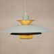 Vintage Jeka Metaltryk Volga Lamp: Fully restored - Danish Modern Design