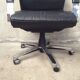 Fauteuil de bureau cuir design 1980