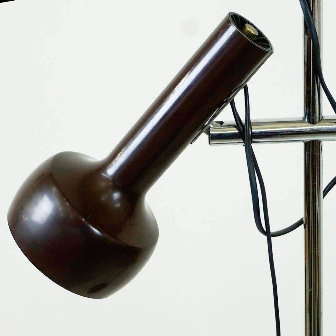 Brown Space Age Spot Floor Lamp by Swiss Lamps International