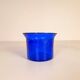 Midcentury collection of eight blue vases by Erik Höglund, Sweden, 1960s.