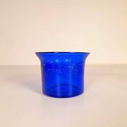 Midcentury collection of eight blue vases by Erik Höglund, Sweden, 1960s.