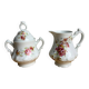 Sugar bowl & cream jug – Limoges porcelain Lafarge & Cie, 1900–1930