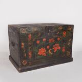 Chinese opera chest with illustrations of flora and fauna (China)