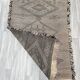 Tapis marocain Zanafi, tapis scandinave, décor du milieu du siècle, meubles du milieu du siècle
