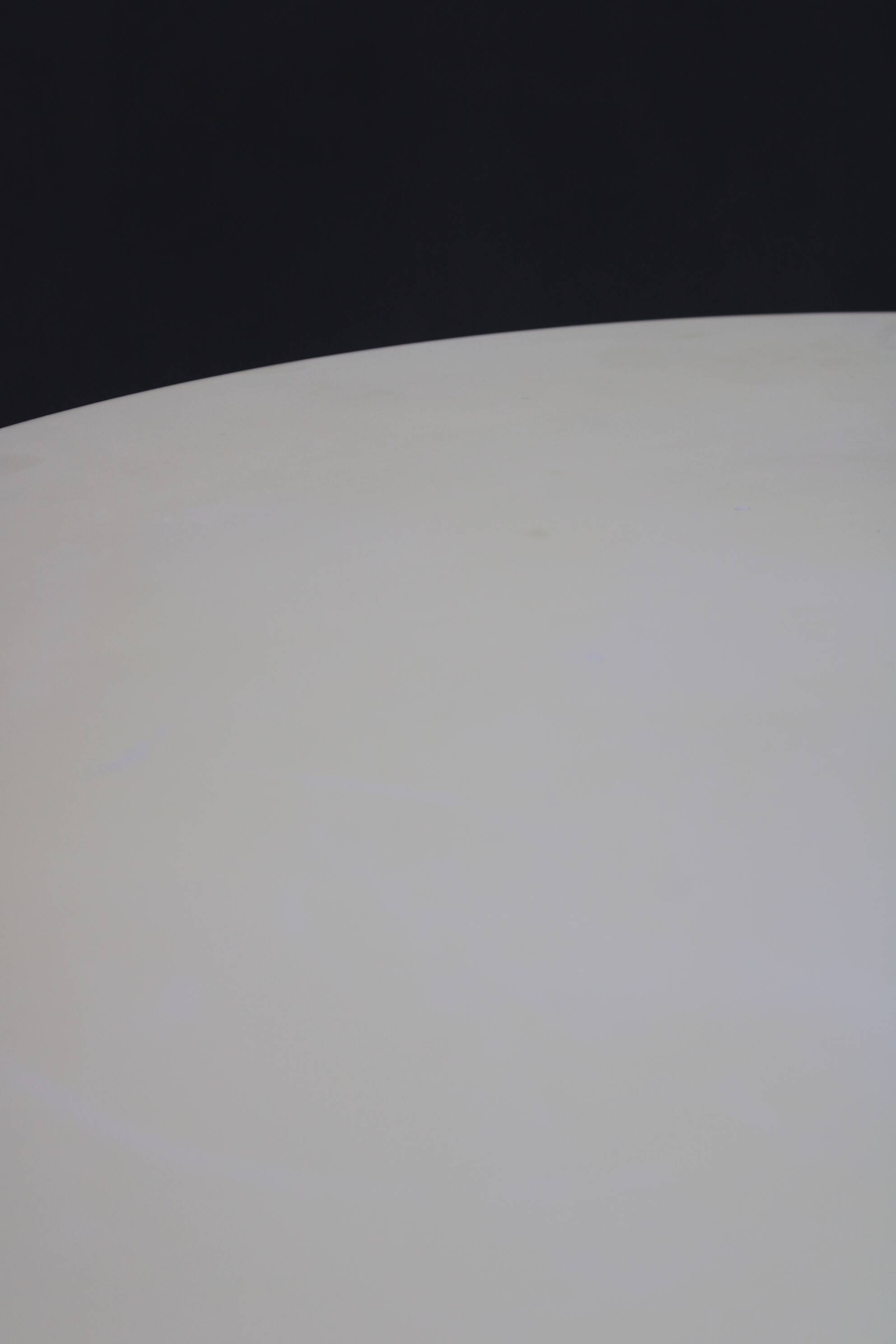 1990s Kartell Dr. Na Table in Cream White and Black by Philippe Starck, Italy