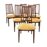 Lot of 6 chairs 60s