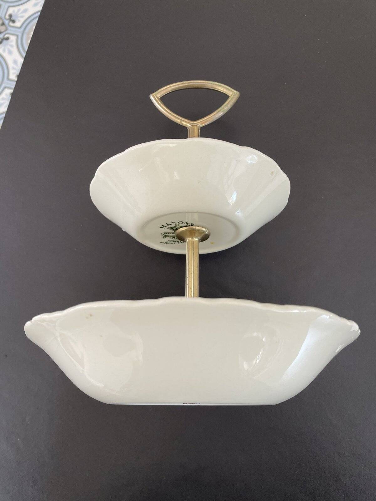 Servant 2 deep plates MASONS model Manchu