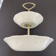 Serviteur 2 assiettes creuses MASONS modèle Manchu