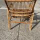 Lot de 3 fauteuils rotin Wengler