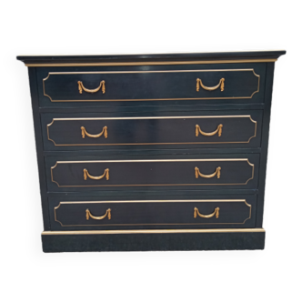 Neoclassical design chest of drawers signed circa 1960