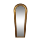 Golden wood mirror 33x109cm