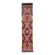 Vintage Turkish hallway rug 78x378 cm