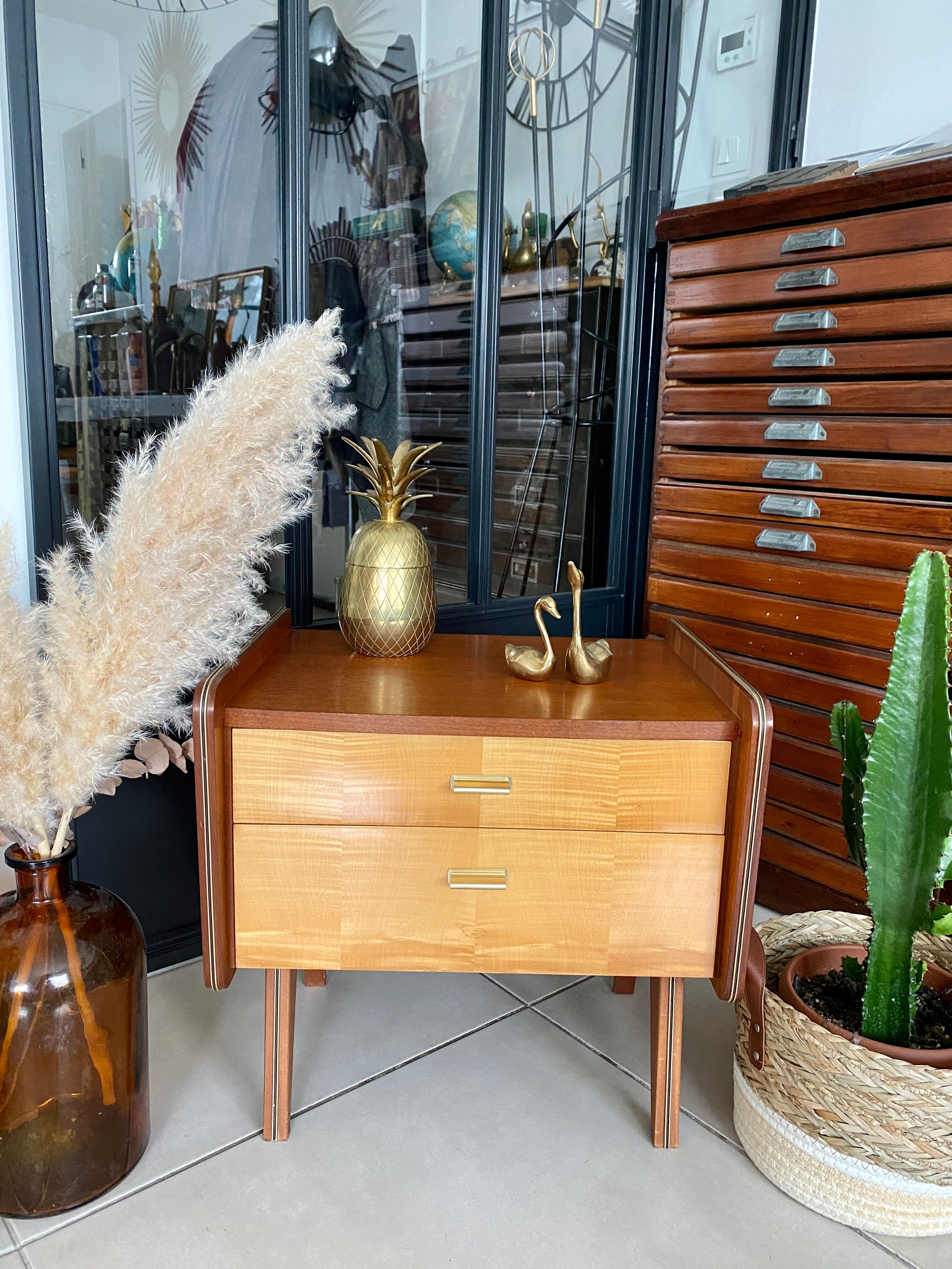 Vintage bedside table