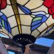Suspension en verre style Tiffany