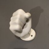 Porcelain pastry in the shape of a fist