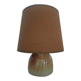 Antique stoneware lamp