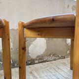 Set of 4 Daumiller pine chairs